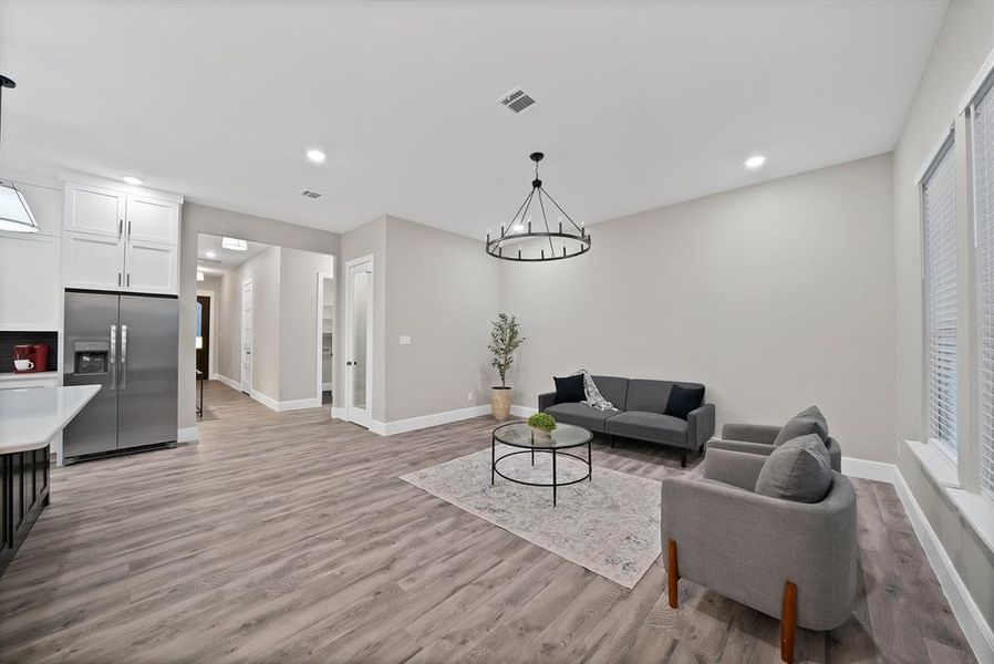Furnished interior view inside a new home in , Fort Worth (Image 5).
