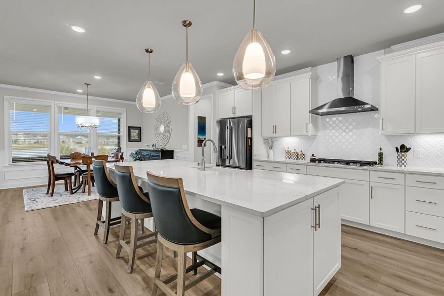 Furnished interior view inside a new home in , Summerville (Image 37).