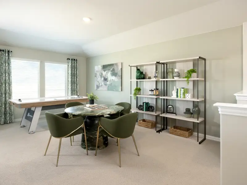 Furnished interior view inside a new home in Lakehaven - Signature Series, Farmersville (Image 7). Furnished interior view inside a new home in Lakehaven - Signature Series, Farmersville (Image 7).