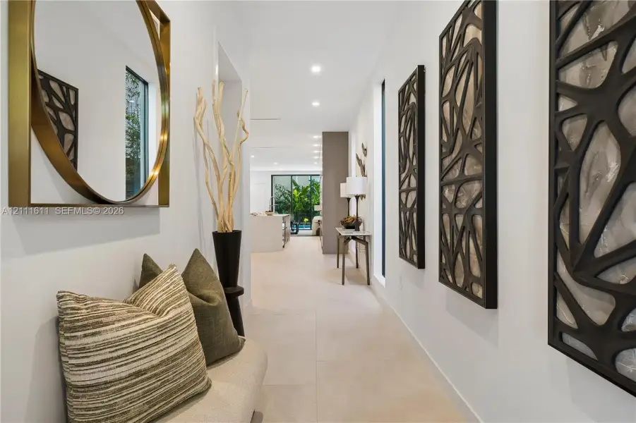 Furnished interior view inside a new home in , Miami (Image 9). Furnished interior view inside a new home in , Miami (Image 9).
