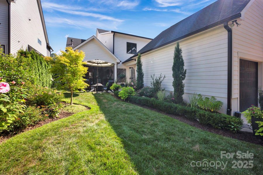 Front exterior of a new home in , Davidson, NC, highlighting curb appeal (Image 18).