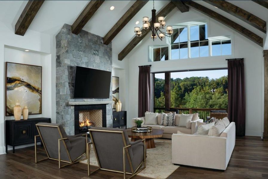 Furnished interior view inside a new home in , Gainesville (Image 9).