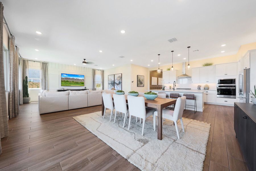 Representative furnished interior of a home built from the Garnet by Mattamy Homes in Landmarke, Queen Creek (Image 16).