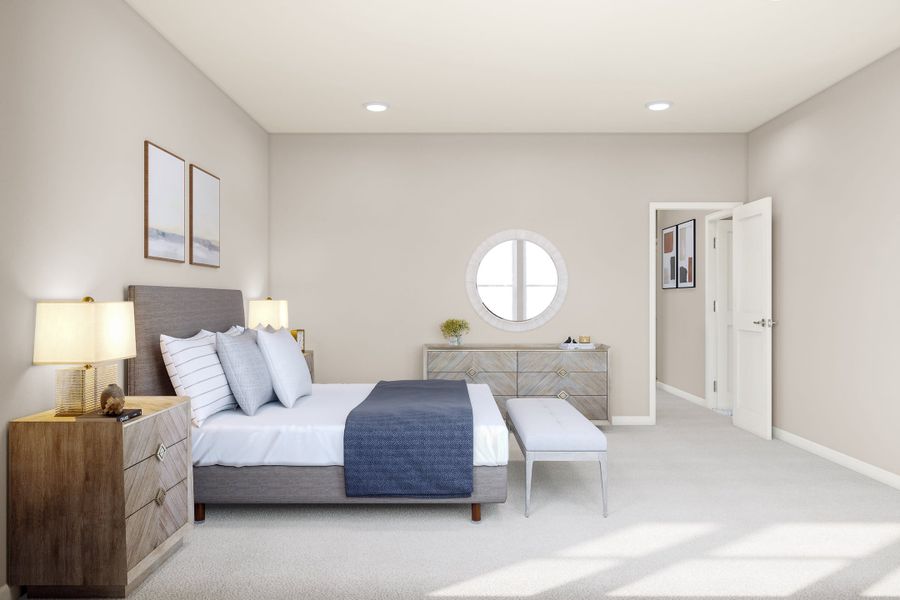 Representative furnished interior of a home built from the 3201 by Tri Pointe Homes in The Aurora Highlands, Aurora (Image 5).