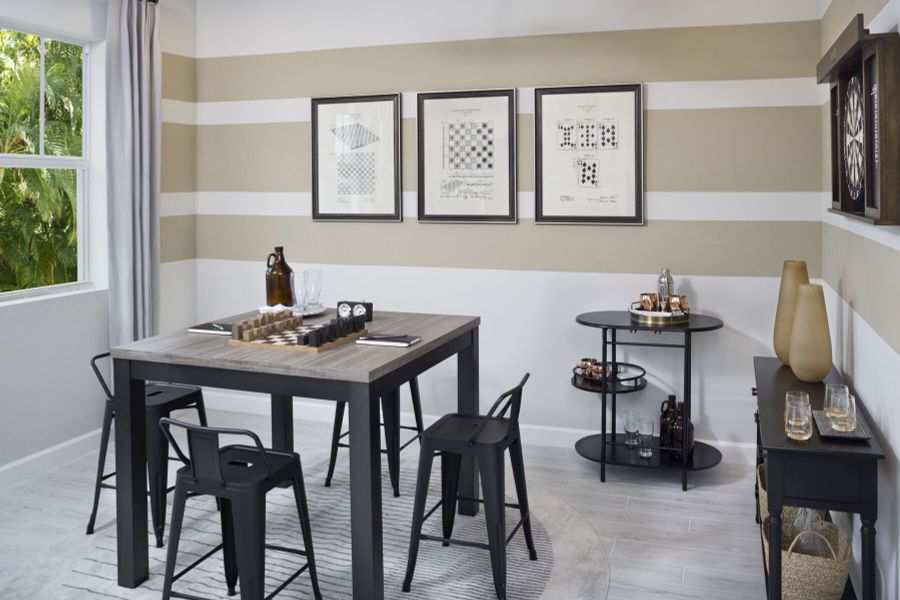 Representative furnished interior of a home built from the Shenandoah by Mattamy Homes in Tradition, Port St. Lucie (Image 16).