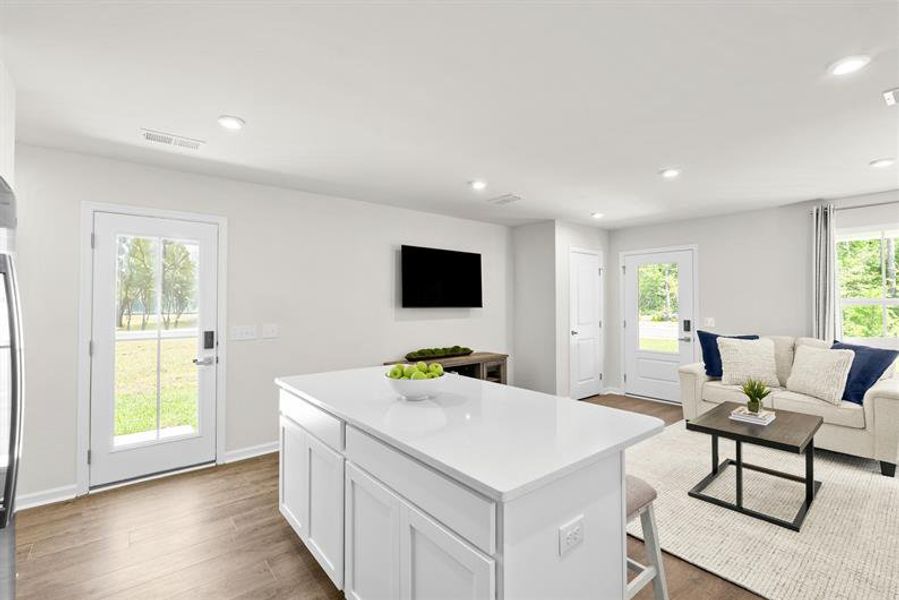 Furnished interior view inside a new home in Middle Creek Village, Bolivia (Image 11).