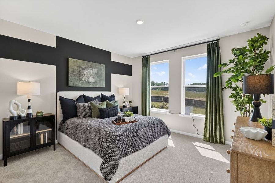 Furnished interior view inside a new home in Alder Creek, Cumming (Image 22).