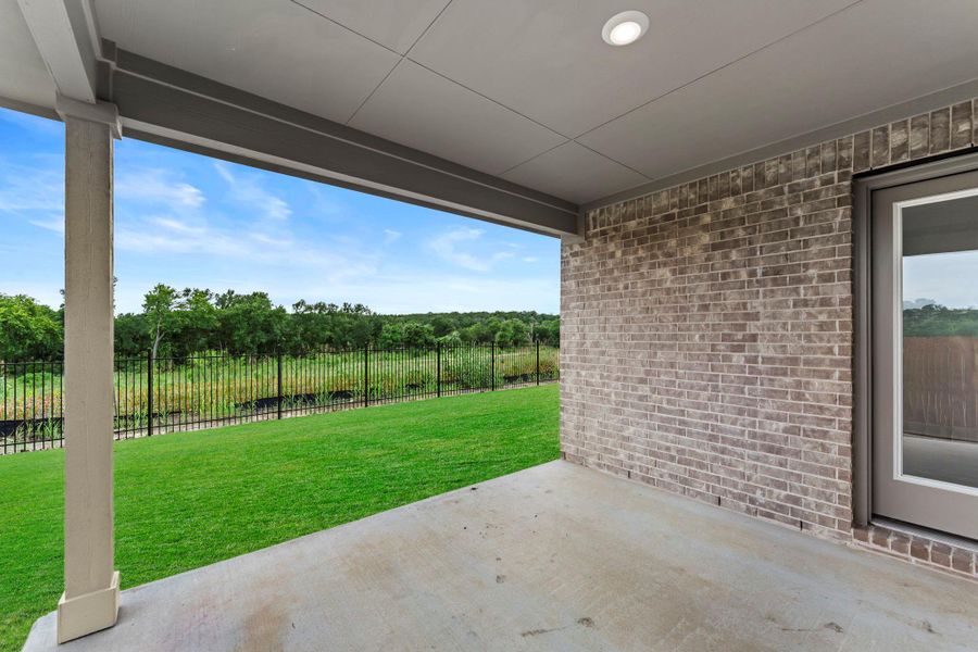 Exterior details and patio area of a home in Riverview, Georgetown (Image 3).