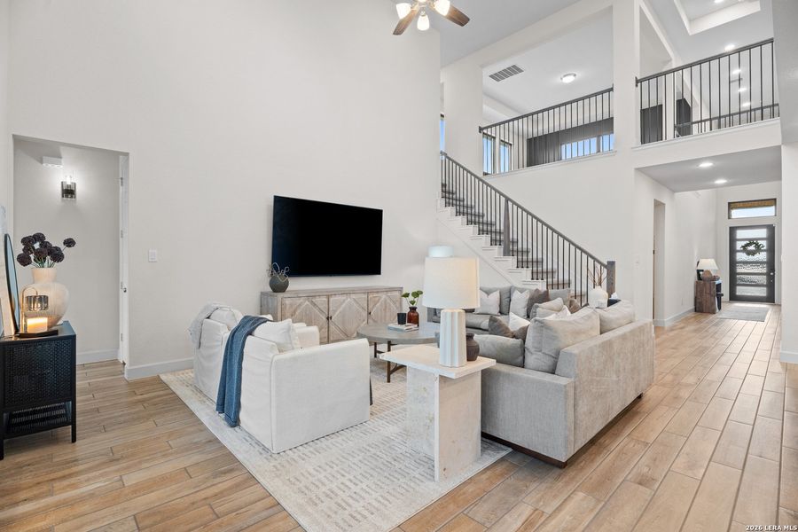 Furnished interior view inside a new home in Ladera, San Antonio (Image 20). Furnished interior view inside a new home in Ladera, San Antonio (Image 20).