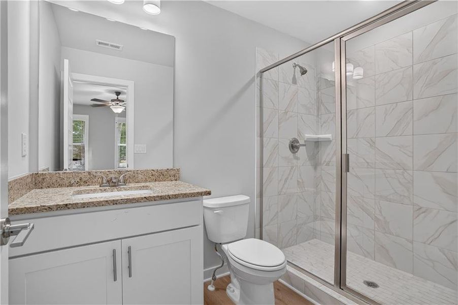 Furnished interior view inside a new home in The Cottages at East Lanier, Fayetteville (Image 7).