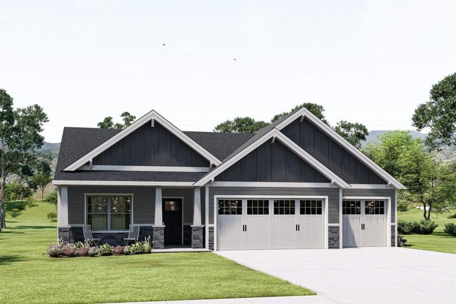 Front exterior of a new home in , Myakka City, FL, highlighting curb appeal (Image 1). Front exterior of a new home in , Myakka City, FL, highlighting curb appeal (Image 1).