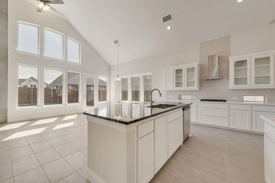 Furnished interior view inside a new home in , Wylie (Image 6).