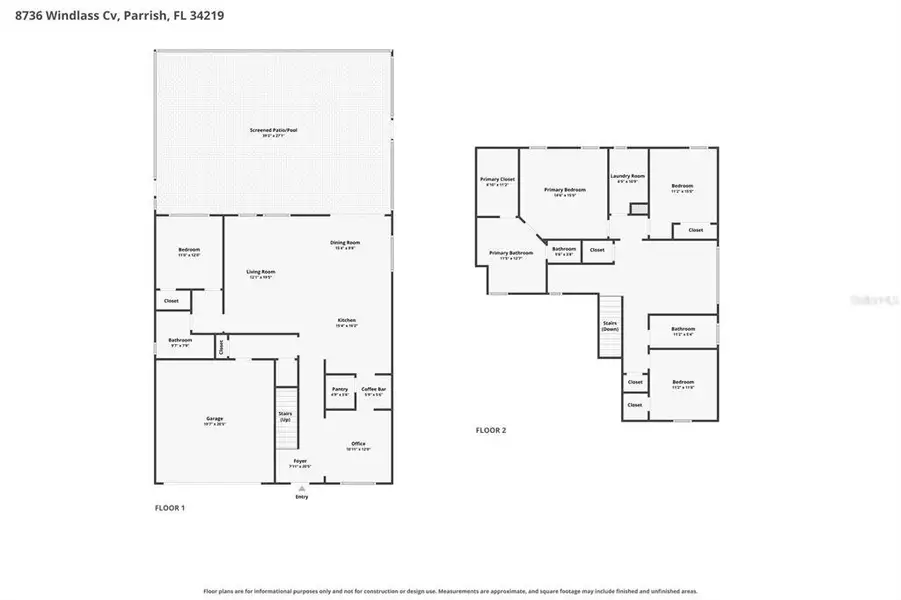 2D floor plan layout of this home in , Parrish, FL (Image 5).