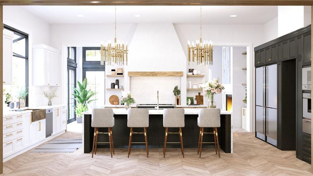 Furnished interior view inside a new home in , Dallas (Image 4). Furnished interior view inside a new home in , Dallas (Image 4).