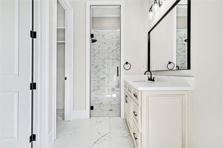 Furnished interior view inside a new home in , Atlanta (Image 5).