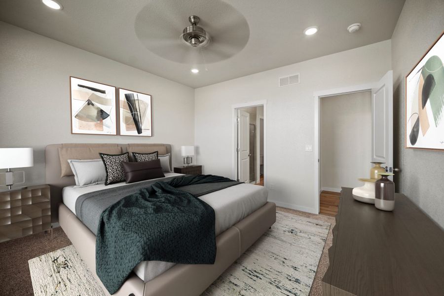 Furnished interior view inside a new home in The Glen-12, Colorado Springs (Image 14).