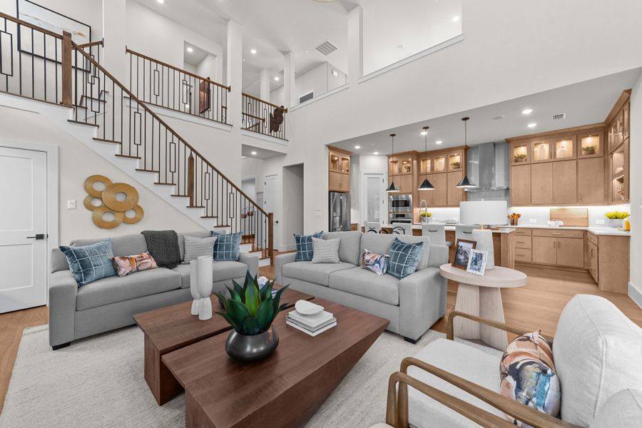 Furnished interior view inside a new home in Fields Select - 50's, Frisco (Image 16).