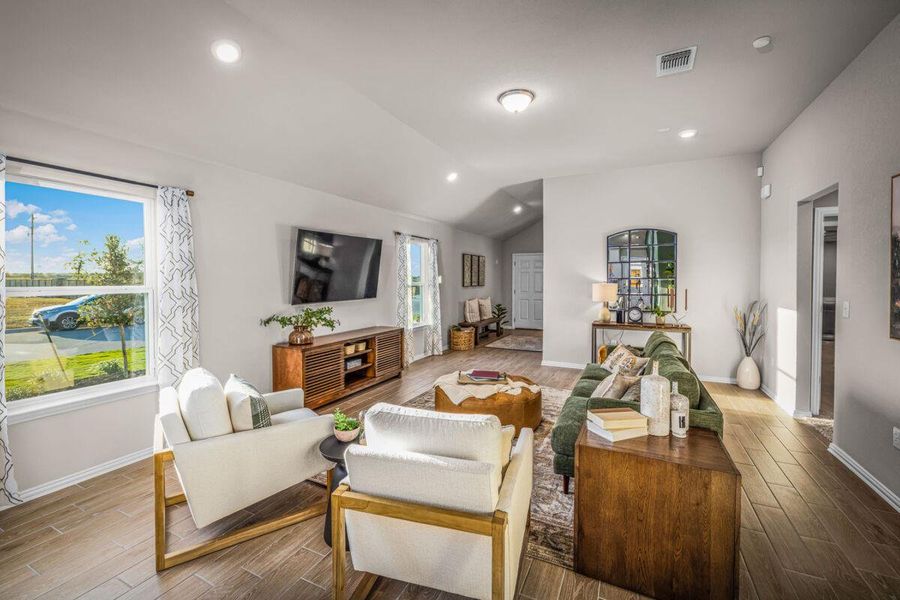 Furnished interior view inside a new home in Cool Water, Jarrell (Image 8). Furnished interior view inside a new home in Cool Water, Jarrell (Image 8).