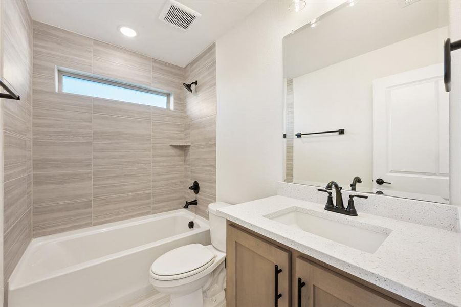 Furnished interior view inside a new home in Willow Wood Classic 50, McKinney (Image 7).