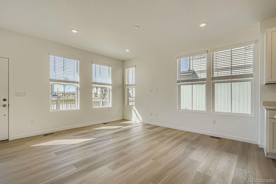 Spacious, unfurnished interior of a new home in Parterre: The Parkside Collection, Thornton (Image 9). Spacious, unfurnished interior of a new home in Parterre: The Parkside Collection, Thornton (Image 9).