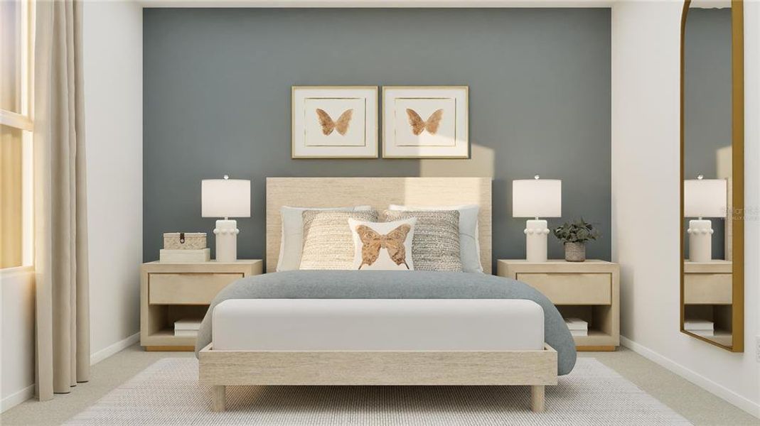 Furnished interior view inside a new home in Crosswinds, Haines City (Image 16).