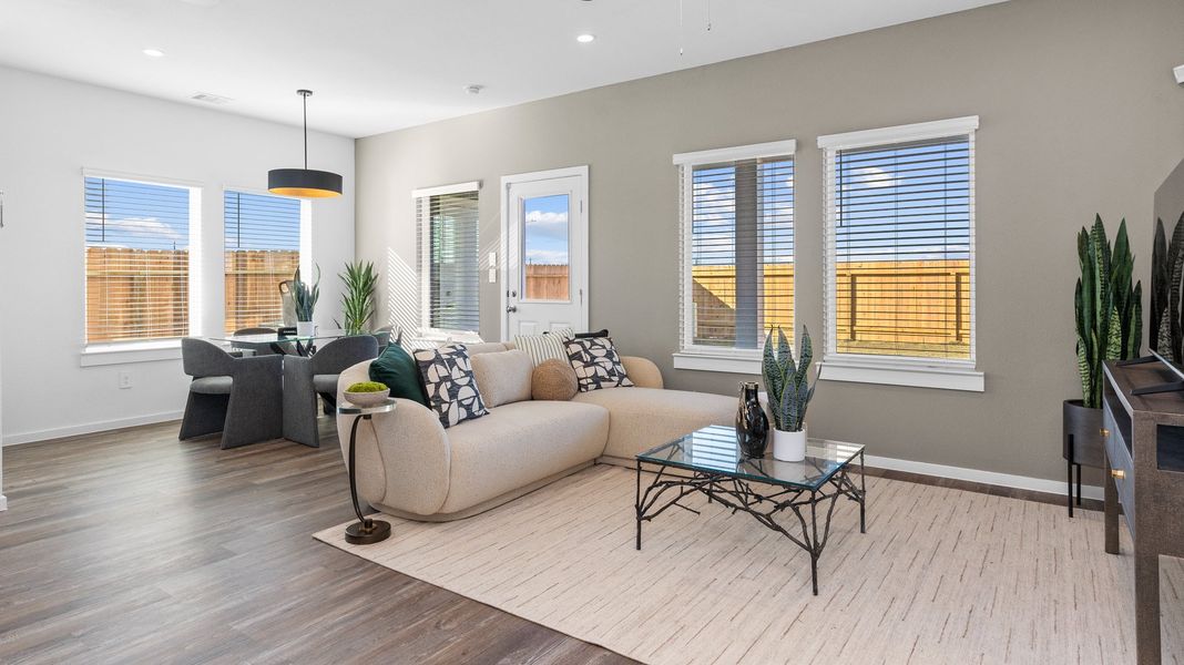 Representative furnished interior of a home built from the ASPEN by D.R. Horton in Legacy Village, Houston (Image 13). Representative furnished interior of a home built from the ASPEN by D.R. Horton in Legacy Village, Houston (Image 13).
