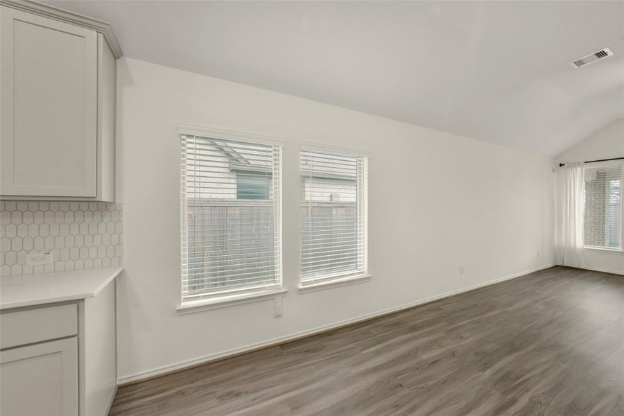 Spacious, unfurnished interior of a new home in Bridgeland, Cypress (Image 23).