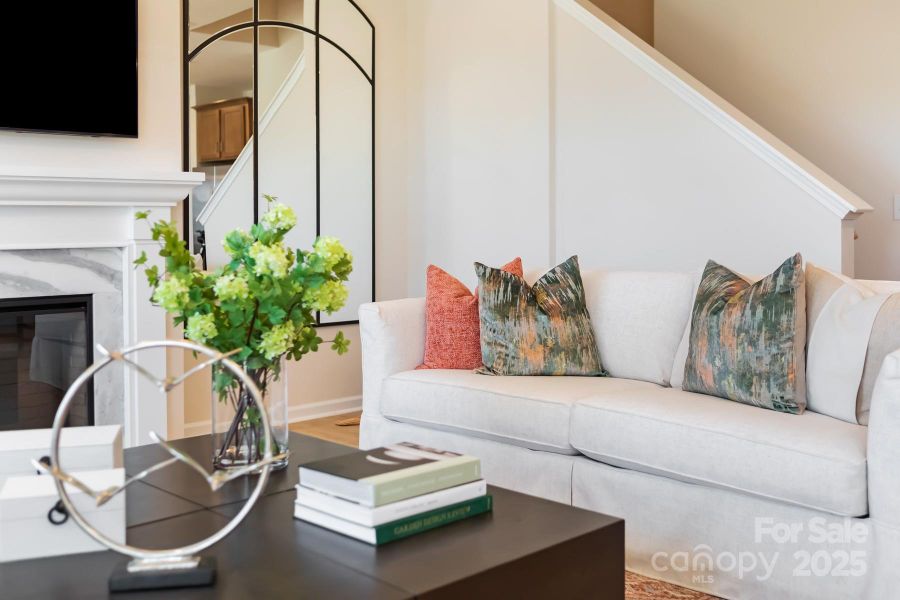 Living Room leading to the stairs