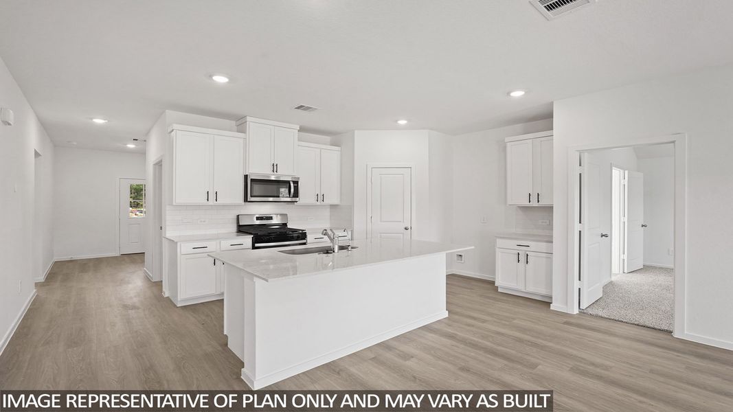 Furnished interior view inside a new home in Chapel Lakes, Montgomery (Image 3).