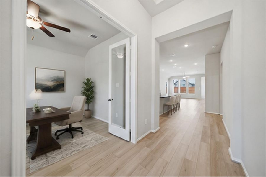 Furnished interior view inside a new home in , Cypress (Image 8). Furnished interior view inside a new home in , Cypress (Image 8).