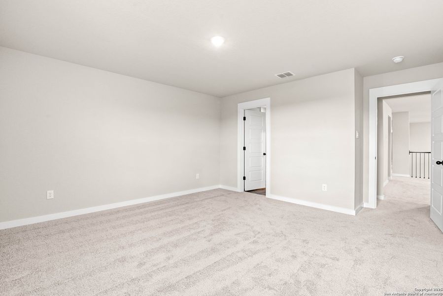 Spacious, unfurnished interior of a new home in Morgan Meadows, San Antonio (Image 16). Spacious, unfurnished interior of a new home in Morgan Meadows, San Antonio (Image 16).