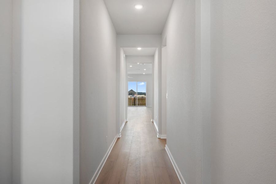 Spacious, unfurnished interior of a new home in Arbor Collection at Lariat, Liberty Hill (Image 14). Spacious, unfurnished interior of a new home in Arbor Collection at Lariat, Liberty Hill (Image 14).