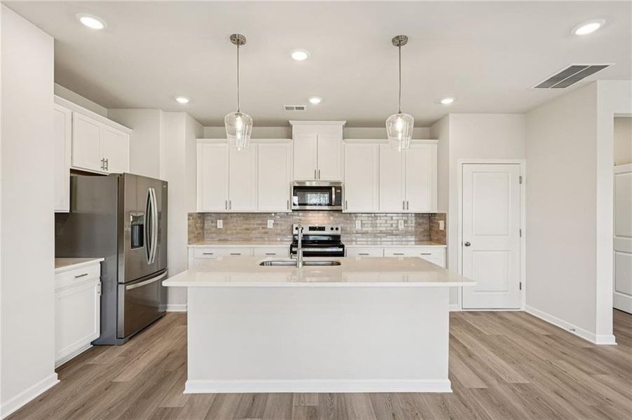 Furnished interior view inside a new home in Hawthorne Station, College Park (Image 9). Furnished interior view inside a new home in Hawthorne Station, College Park (Image 9).