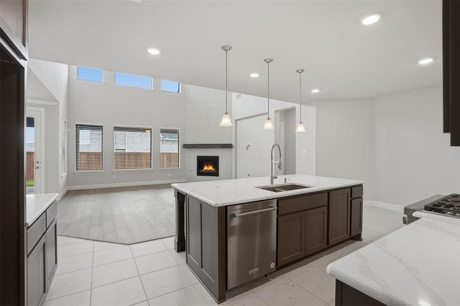 Furnished interior view inside a new home in , Wylie (Image 8).