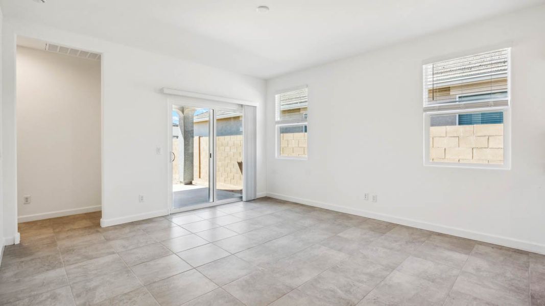 Representative unfurnished interior of a home built from the Gull by D.R. Horton in Sorrento, Maricopa (Image 10). Representative unfurnished interior of a home built from the Gull by D.R. Horton in Sorrento, Maricopa (Image 10).