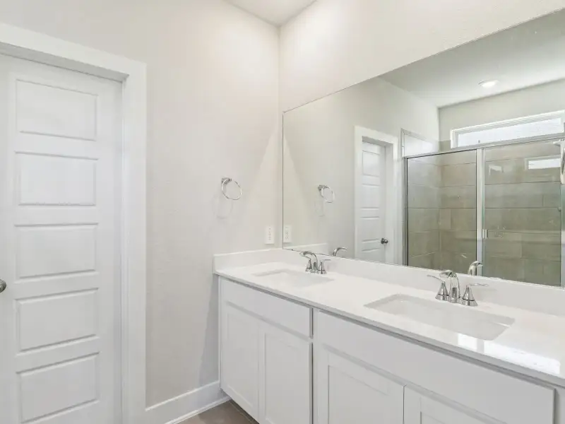 Furnished interior view inside a new home in Legendary Trails - Premier Series, Cibolo (Image 9).