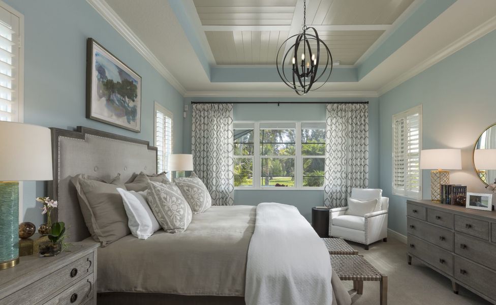 Representative furnished interior of a home built from the Kiawah 2 by Neal Communities in Verandah, Fort Myers (Image 8).