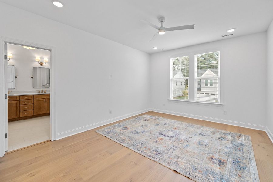 Representative unfurnished interior of a home built from the The Juniper by RobuckHomes in Kennebec Crossing, Angier (Image 85).