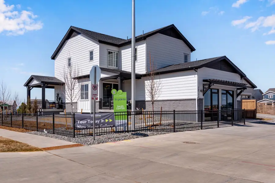 Representative exterior photo of a completed home built from the 2805 by Tri Pointe Homes in Painted Prairie, Aurora, CO (Image 2). Representative exterior photo of a completed home built from the 2805 by Tri Pointe Homes in Painted Prairie, Aurora, CO (Image 2).