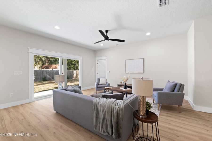 Furnished interior view inside a new home in , Jacksonville (Image 27).