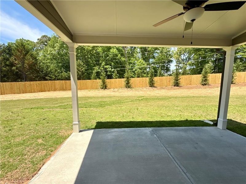 Exterior details and patio area of a home in , Hoschton (Image 3).