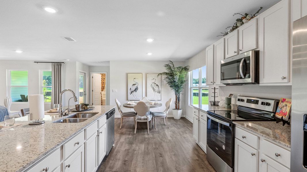 Representative furnished interior of a home built from the The Sawyer by D.R. Horton in The Hammocks, Crawfordville (Image 18).