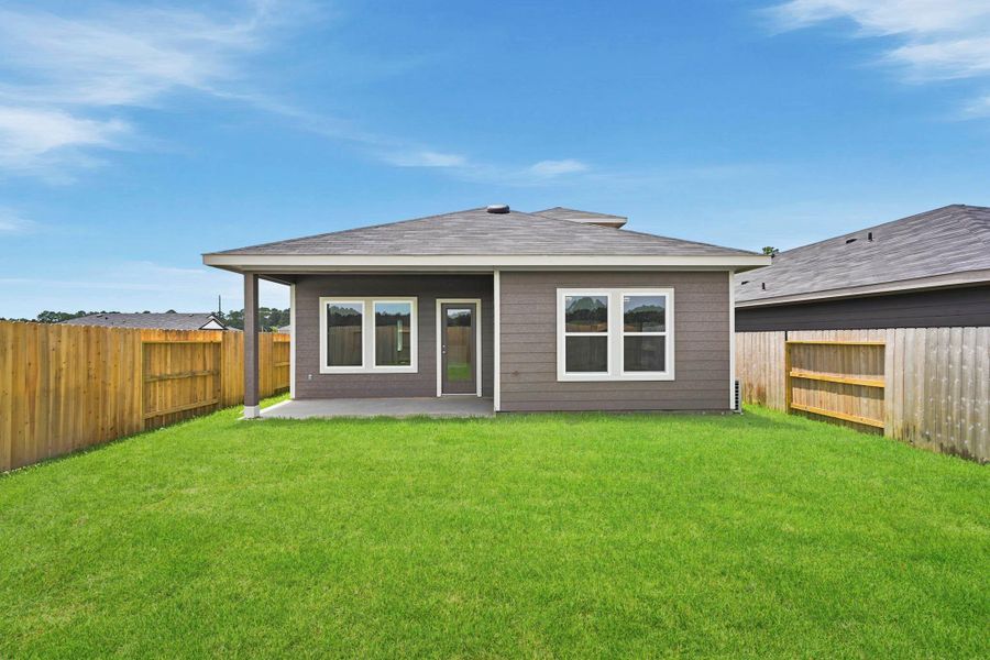 Exterior details and patio area of a home in Maple Woods, Hockley (Image 18).