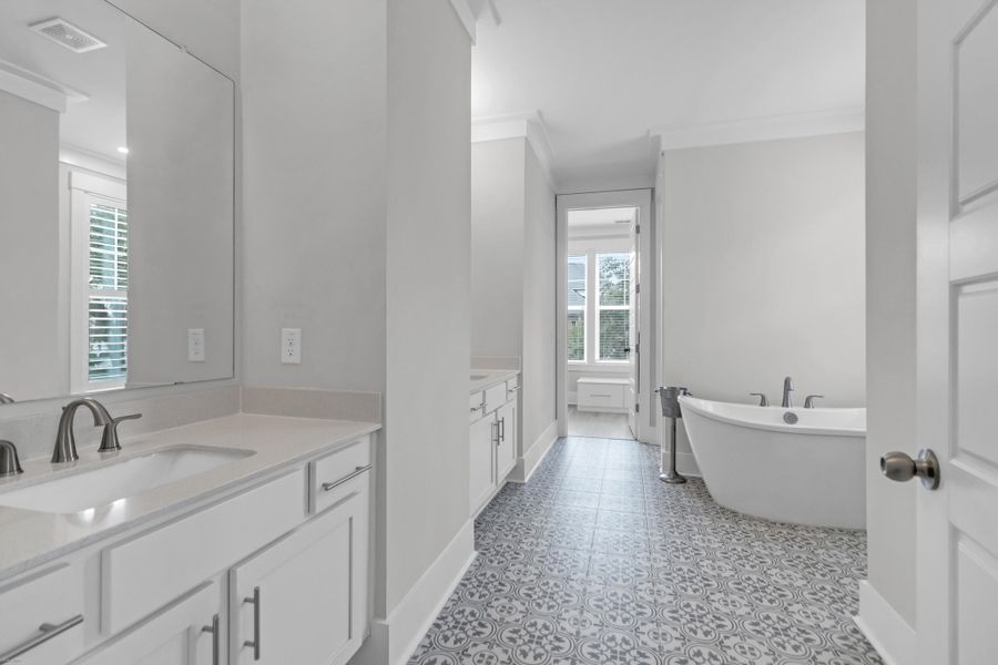 Furnished interior view inside a new home in , Charleston (Image 26).