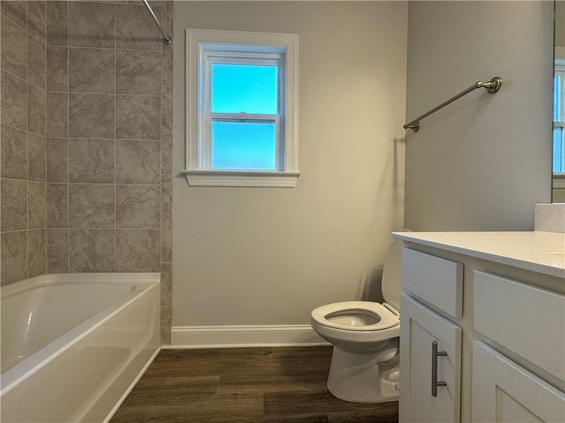 Furnished interior view inside a new home in Tuscany Hills, Douglasville (Image 7). Furnished interior view inside a new home in Tuscany Hills, Douglasville (Image 7).