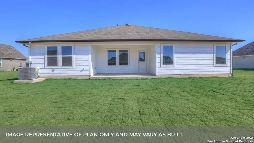 Exterior details and patio area of a home in Hartland Ranch, Lockhart (Image 3).