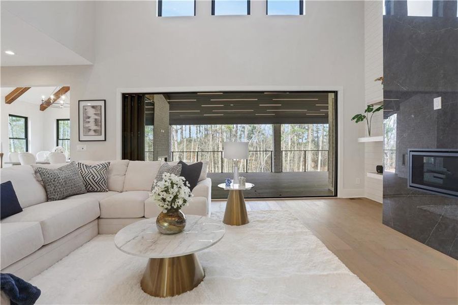 Furnished interior view inside a new home in , Milton (Image 64).