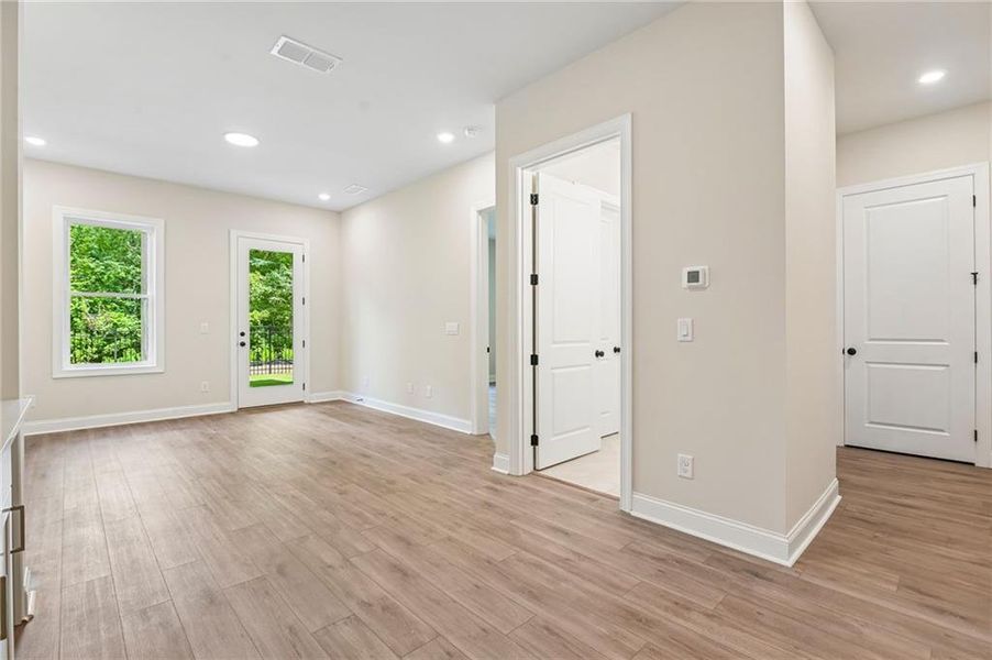 Spacious, unfurnished interior of a new home in Waterside, Peachtree Corners (Image 52).
