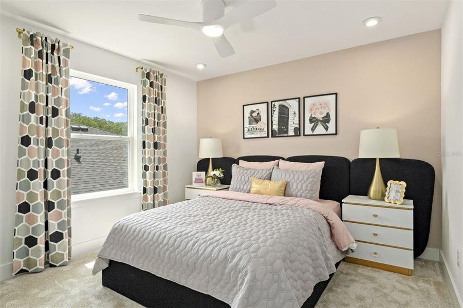 Furnished interior view inside a new home in , Orlando (Image 20).