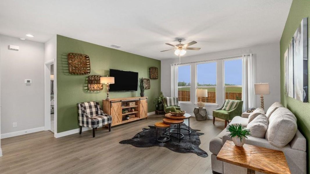Furnished interior view inside a new home in Morningstar, Fort Worth (Image 8).